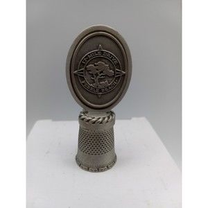 Rare Vintage Metal Thimble 17 Mile Drive Pebble Beach CA detailed